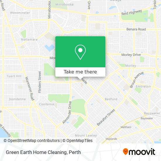 Mapa Green Earth Home Cleaning