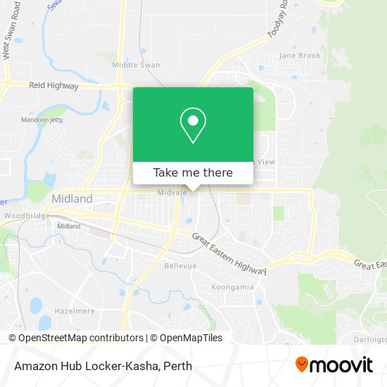 Amazon Hub Locker-Kasha map