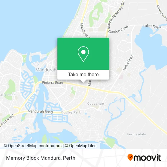 Mapa Memory Block Mandura