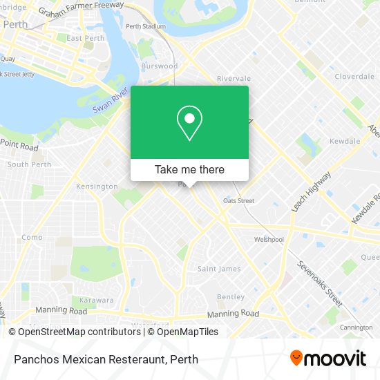 Panchos Mexican Resteraunt map