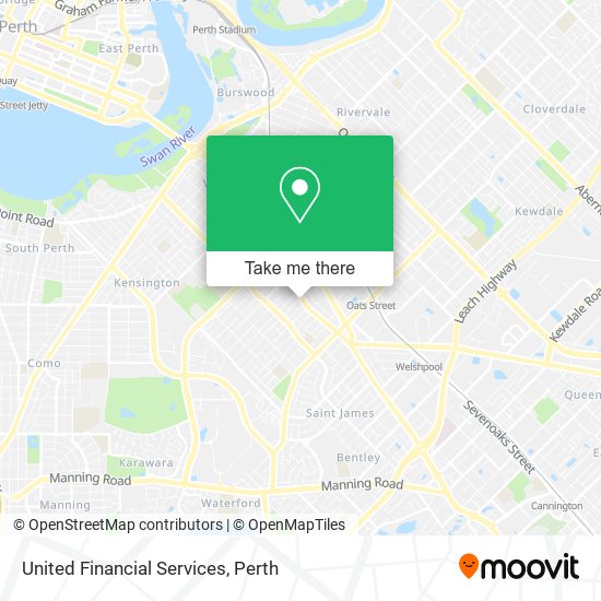 United Financial Services map