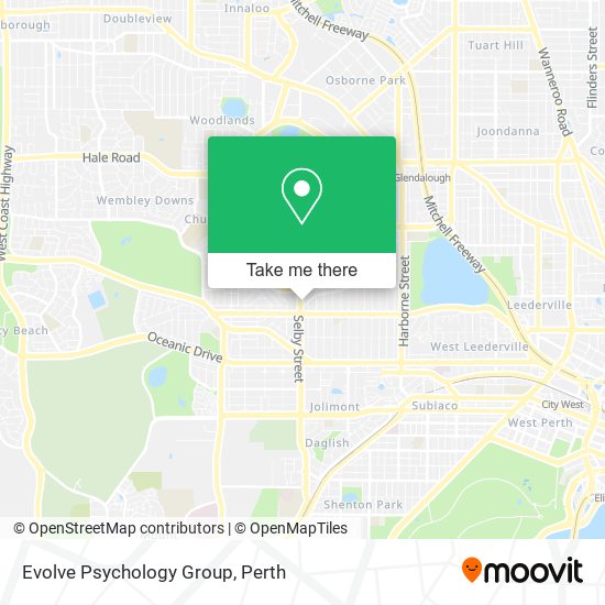 Mapa Evolve Psychology Group