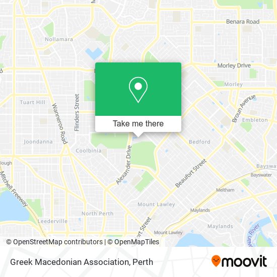 Mapa Greek Macedonian Association