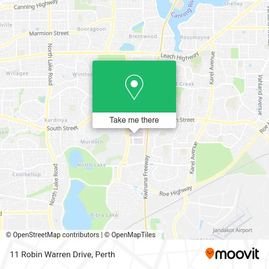 11 Robin Warren Drive map