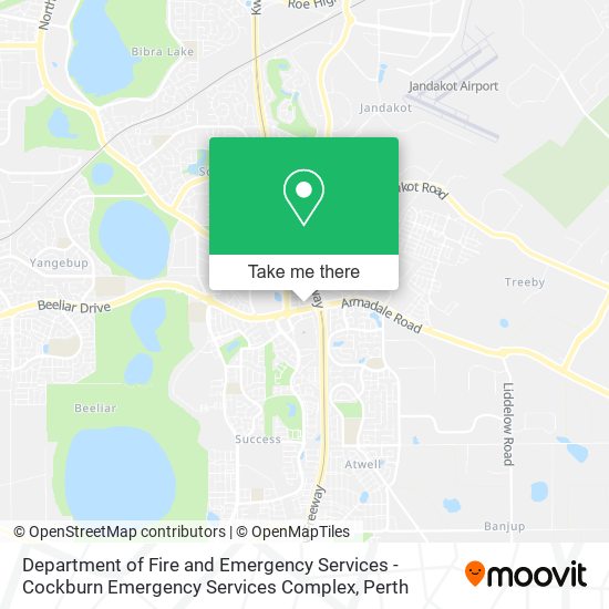 Department of Fire and Emergency Services - Cockburn Emergency Services Complex map