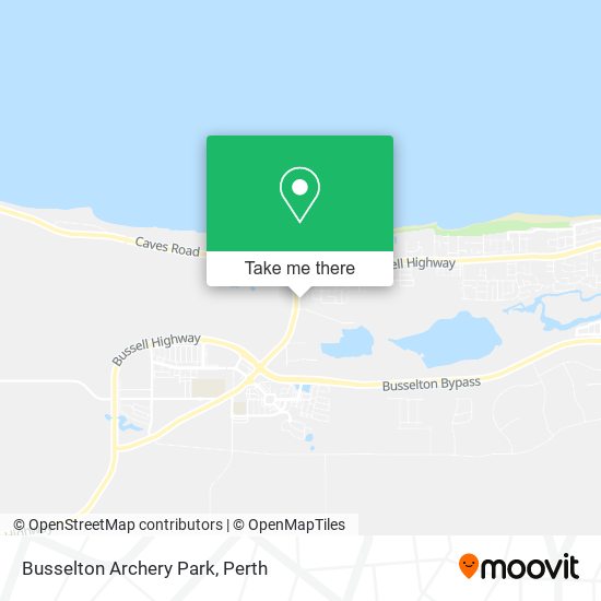 Mapa Busselton Archery Park