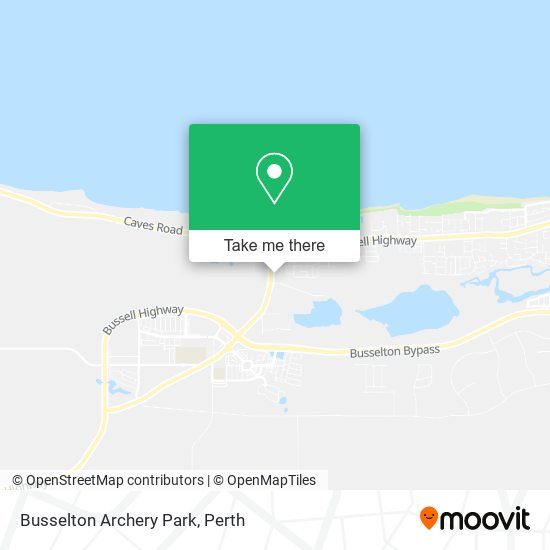 Busselton Archery Park map