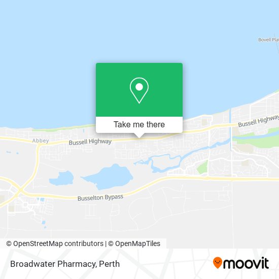 Mapa Broadwater Pharmacy