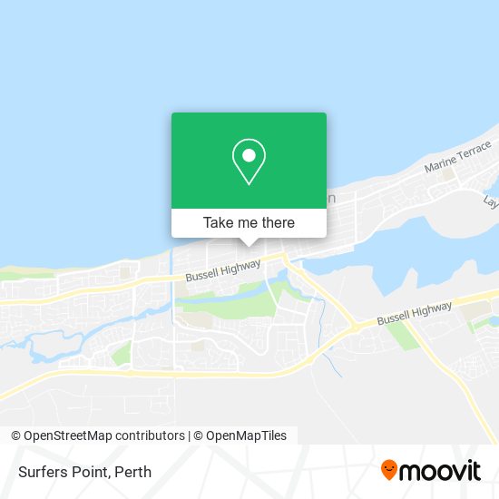 Surfers Point map