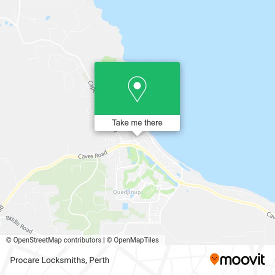 Mapa Procare Locksmiths