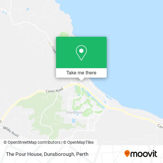 The Pour House, Dunsborough map