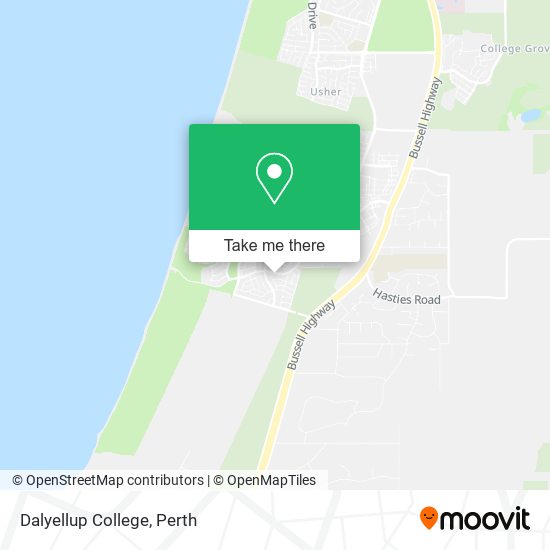 Dalyellup College map