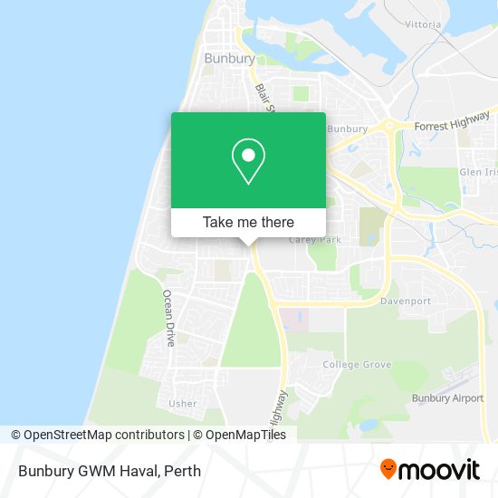 Bunbury GWM Haval map