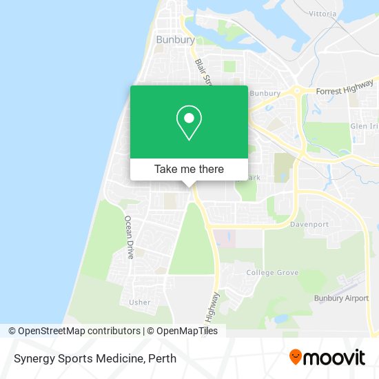 Synergy Sports Medicine map