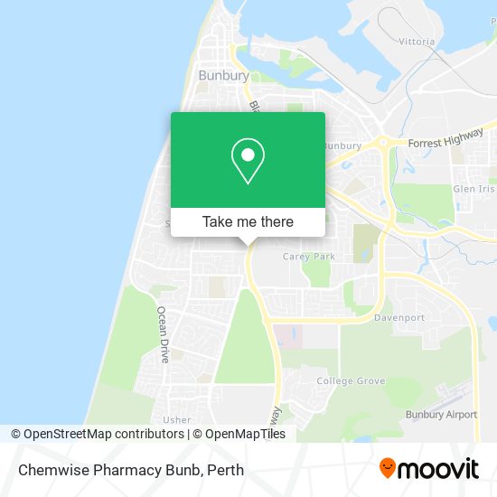 Chemwise Pharmacy Bunb map