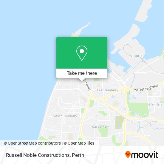 Russell Noble Constructions map