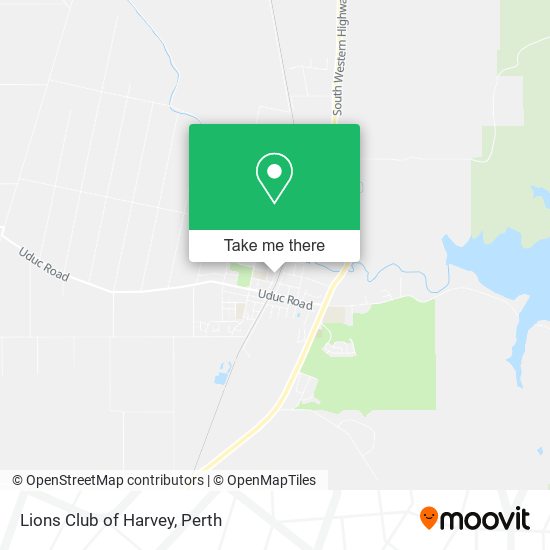 Lions Club of Harvey map