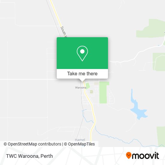 TWC Waroona map