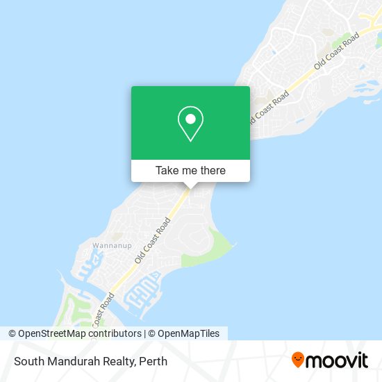 South Mandurah Realty map