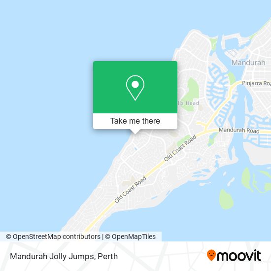 Mandurah Jolly Jumps map