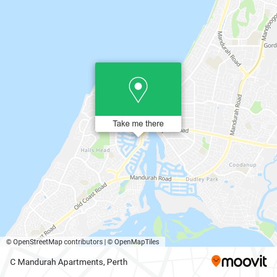 C Mandurah Apartments map