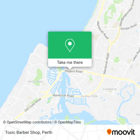 Mapa Toxic Barber Shop