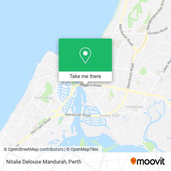 Nitalie Delouse Mandurah map