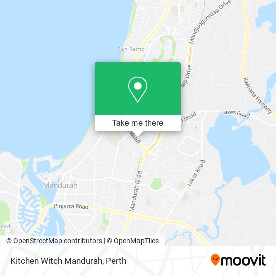 Kitchen Witch Mandurah map