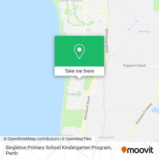 Mapa Singleton Primary School Kindergarten Program