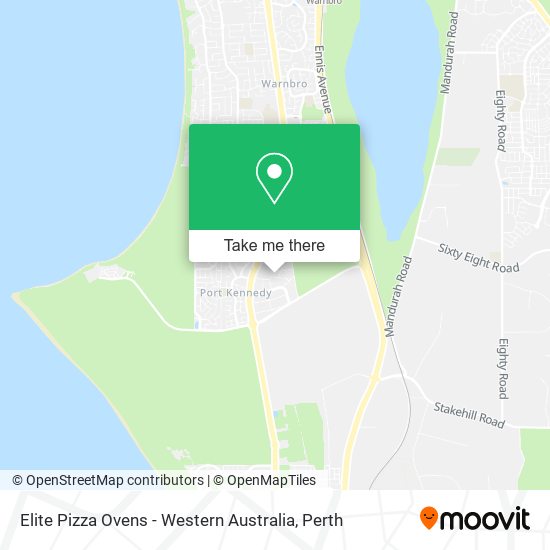 Mapa Elite Pizza Ovens - Western Australia