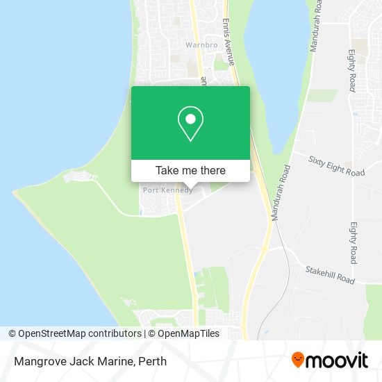 Mangrove Jack Marine map