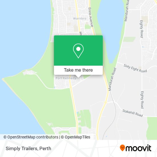 Simply Trailers map