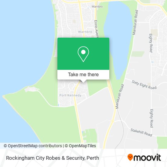 Rockingham City Robes & Security map