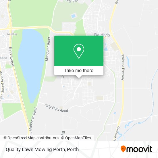 Mapa Quality Lawn Mowing Perth