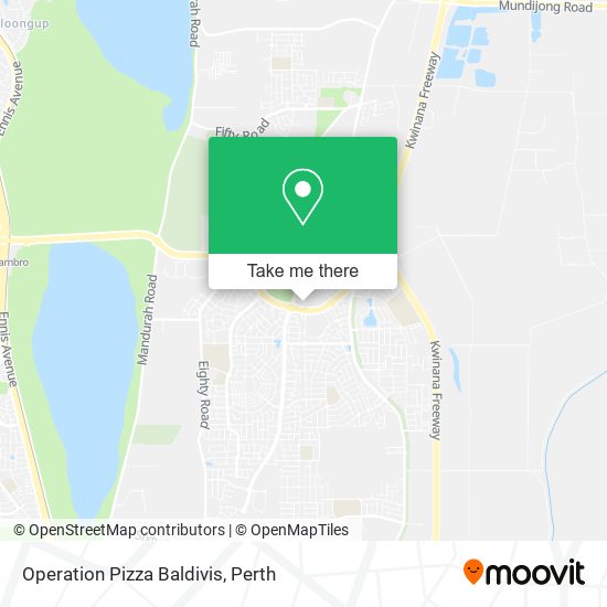 Mapa Operation Pizza Baldivis