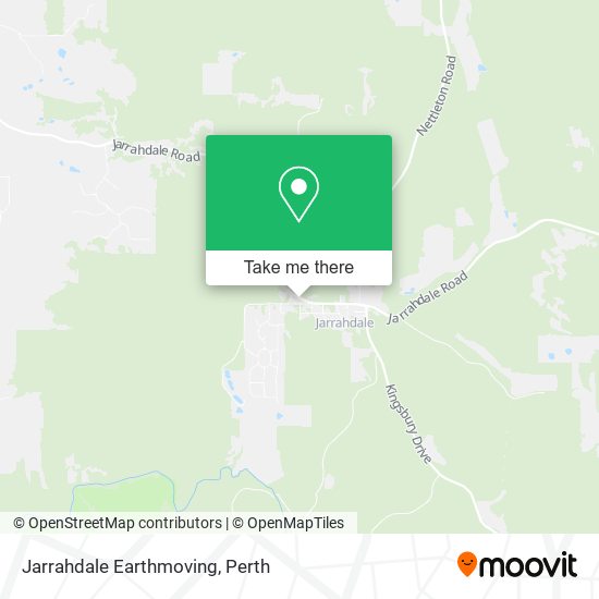 Jarrahdale Earthmoving map