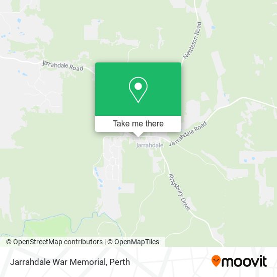 Mapa Jarrahdale War Memorial