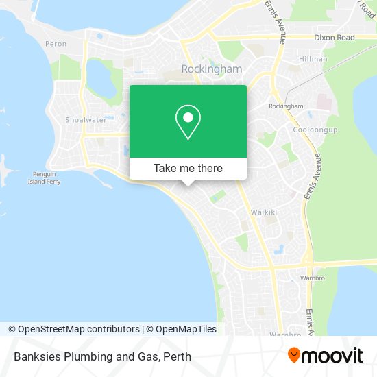 Banksies Plumbing and Gas map