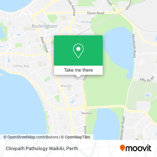 Clinipath Pathology Waikiki map