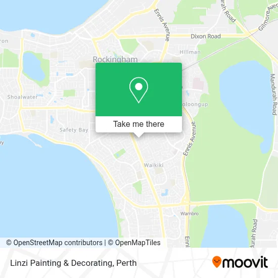 Mapa Linzi Painting & Decorating