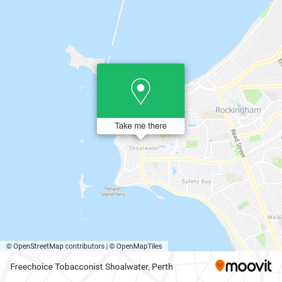 Freechoice Tobacconist Shoalwater map
