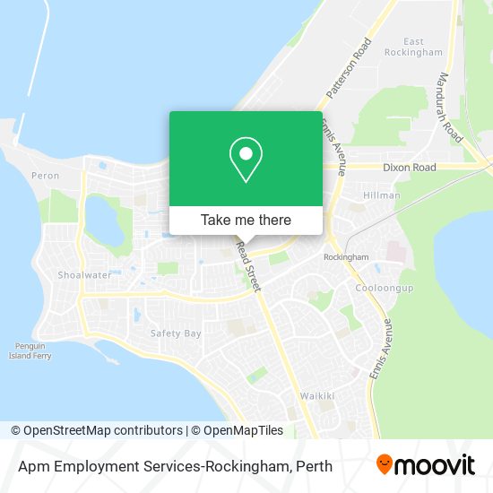 Apm Employment Services-Rockingham map