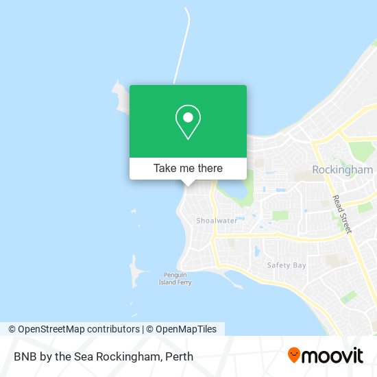 Mapa BNB by the Sea Rockingham