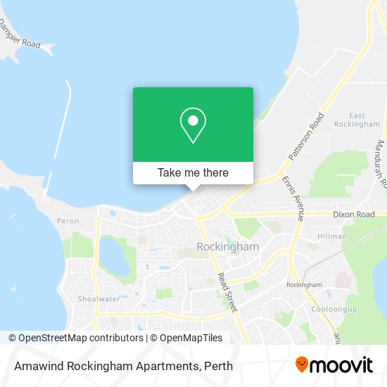 Amawind Rockingham Apartments map