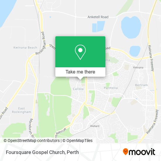 Foursquare Gospel Church map