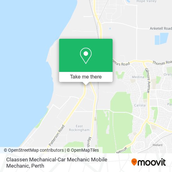 Mapa Claassen Mechanical-Car Mechanic Mobile Mechanic