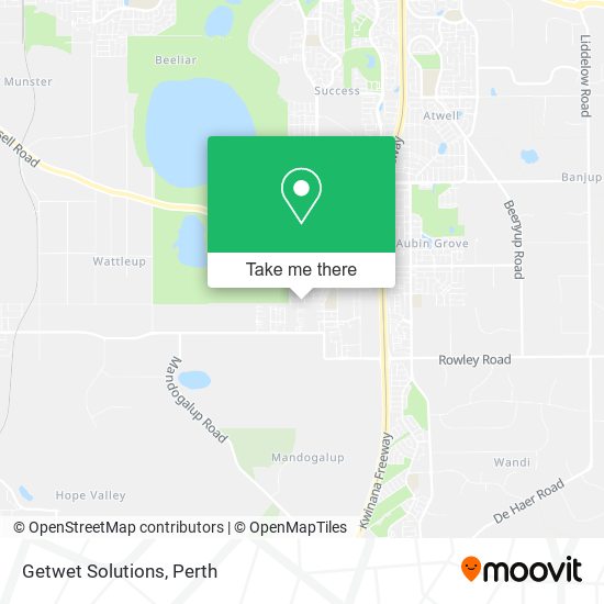 Getwet Solutions map