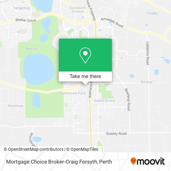 Mortgage Choice Broker-Craig Forsyth map