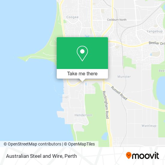 Australian Steel and Wire map