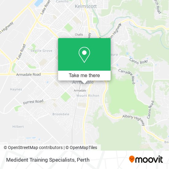 Medident Training Specialists map